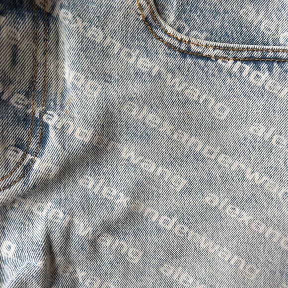 DENIM X ALEXANDER WANG SHORTS - Picture 3 of 4